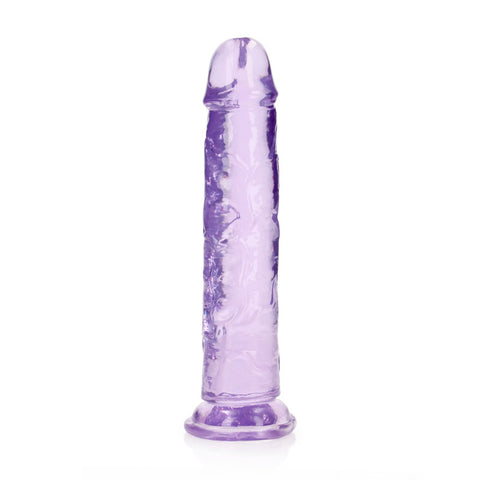 RealRock 25 cm Straight Dildo – Clear Straight Dildo for Anal and Vaginal Use > Dildos > Realistic Dildos