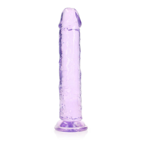RealRock 25 cm Straight Dildo – Clear Straight Dildo for Anal and Vaginal Use > Dildos > Realistic Dildos