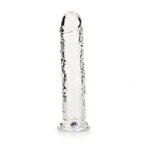 REALROCK Crystal Clear 25 cm Straight Dildo Clear > Dildos > Realistic Dildos