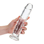 REALROCK Crystal Clear 25 cm Straight Dildo > Dildos > Realistic Dildos