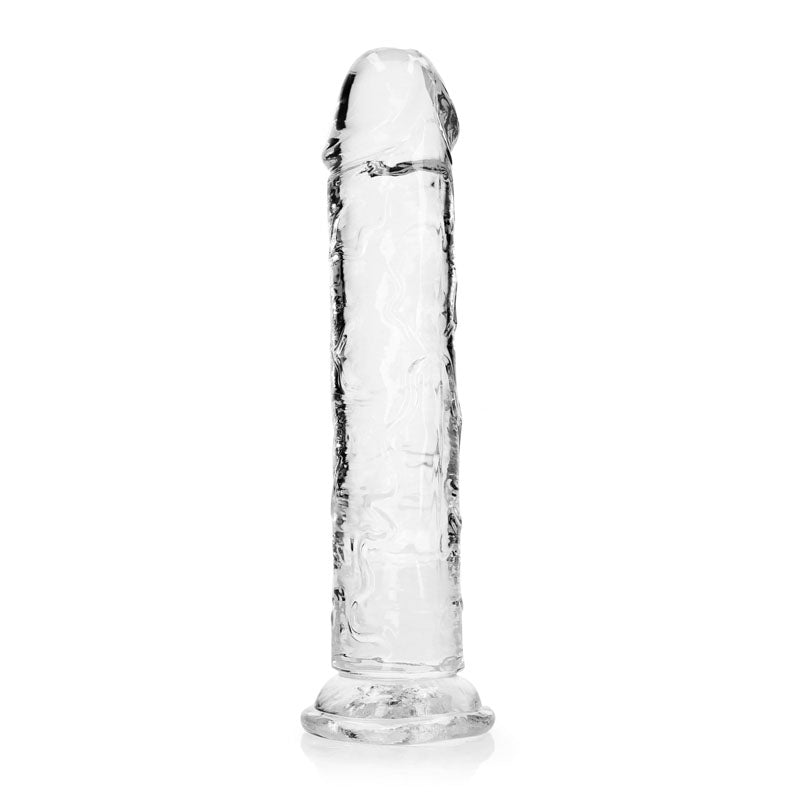 REALROCK Crystal Clear 25 cm Straight Dildo > Dildos > Realistic Dildos