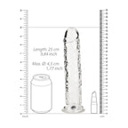 REALROCK Crystal Clear 25 cm Straight Dildo > Dildos > Realistic Dildos