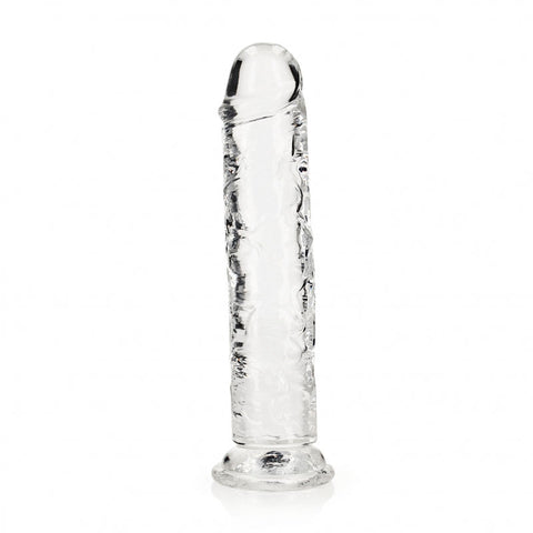 REALROCK Crystal Clear 25 cm Straight Dildo Clear > Dildos > Realistic Dildos