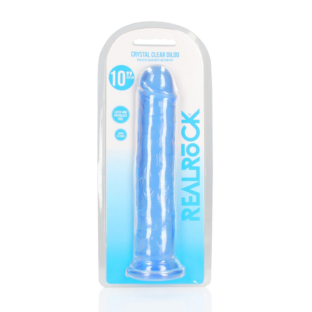 RealRock 28 cm Straight Clear Dildo > Dildos > Large Dildos