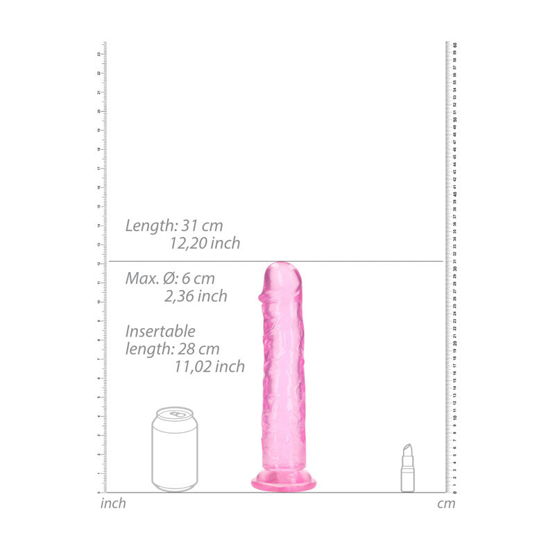 REALROCK 31 cm Straight Dildo -  (11'') Dong