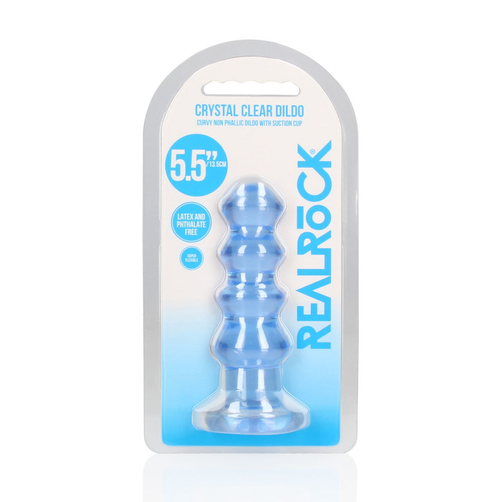 Realrock Curvy 14 cm – Clear 14 cm Butt Plug > Anal Range > Butt Plugs