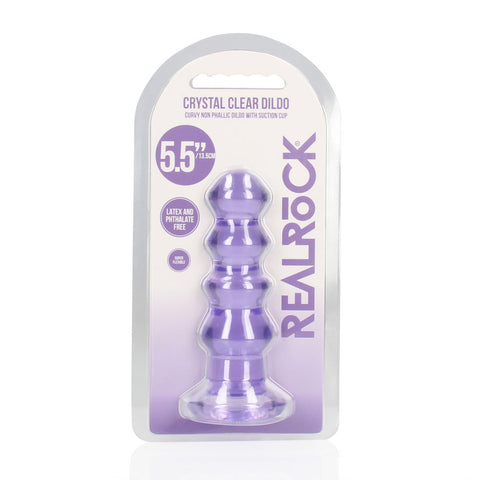 RealRock Curvy 14 cm – Clear 14 cm Butt Plug > Anal Range > Butt Plugs