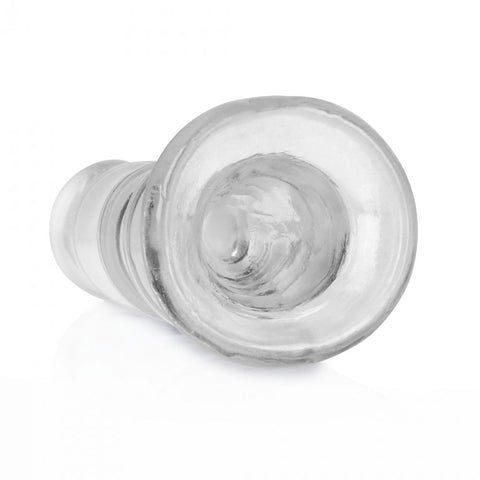 RealRock Curvy Anal Plug – 14 cm Transparent Butt Plug > Anal Range > Butt Plugs