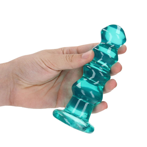 RealRock Curvy 14 cm Butt Plug – Clear Anal Plug > Anal Range > Butt Plugs