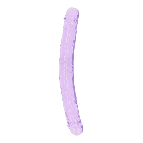 Realrock 34 Centimeter Double Dong Purple 14 Inch Adult Sex Toy Purple Double Dongs