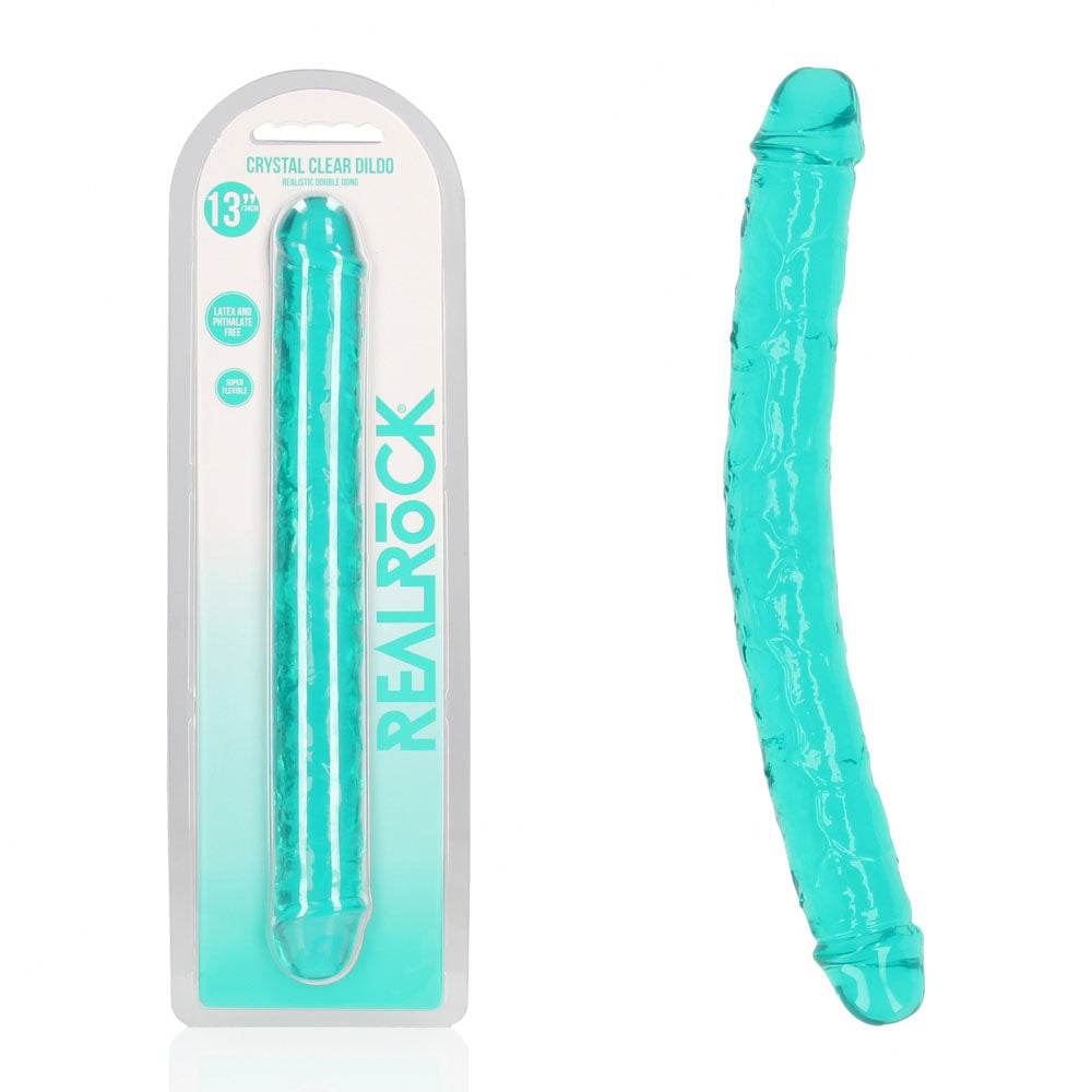 RealRock 34 cm Double Dong – 14 Inch Double Dong Turquoise > Dildos > Double Dildos Main image