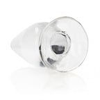 Realrock Crystal Clear 9 cm Suction Cup Anal Plug > Anal Range > Butt Plugs