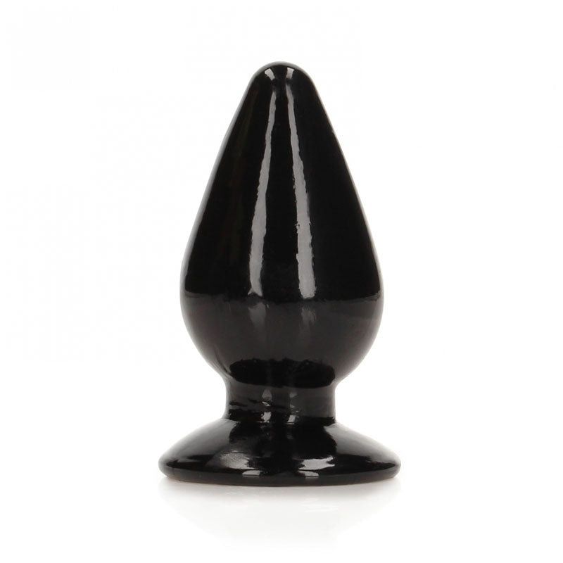 Realrock Crystal Clear (Transparent) – 11.5 cm Suction Cup Butt Plug Black > Anal Range > Butt Plugs