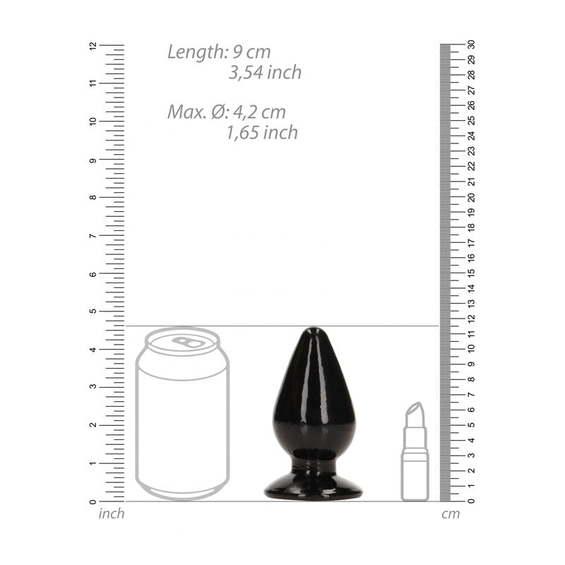 Realrock Crystal Clear (Transparent) – 11.5 cm Suction Cup Butt Plug > Anal Range > Butt Plugs