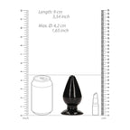 Realrock Crystal Clear 11.5 cm Suction Cup Butt Plug > Anal Range > Butt Plugs