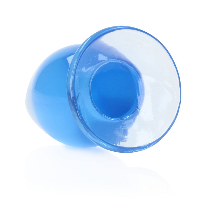 Realrock Crystal Clear 11.5 cm Suction Cup Butt Plug > Anal Range > Butt Plugs
