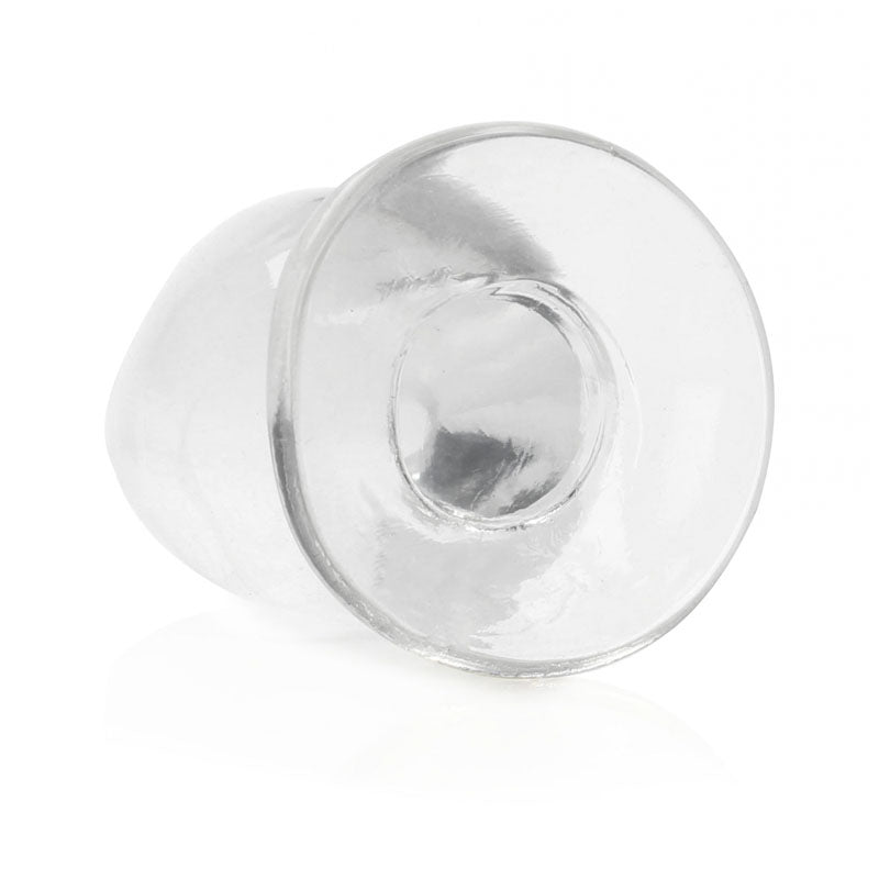 RealRock Crystal Clear 11.5 cm Suction Base Butt Plug > Anal Range > Butt Plugs