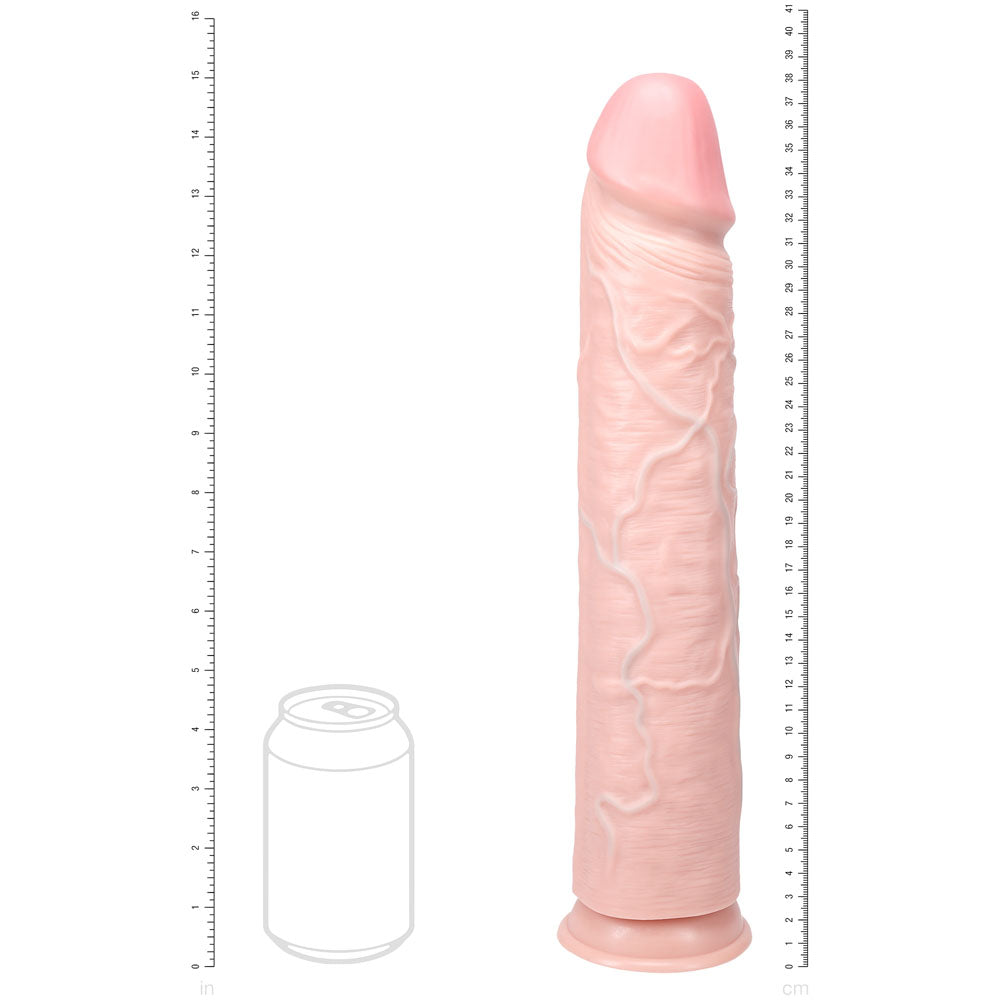 RealRock Extra Long Realistic Dildo with Suction Cup – 13, 14 or 15 Inch > Dildos > Oversized Toys