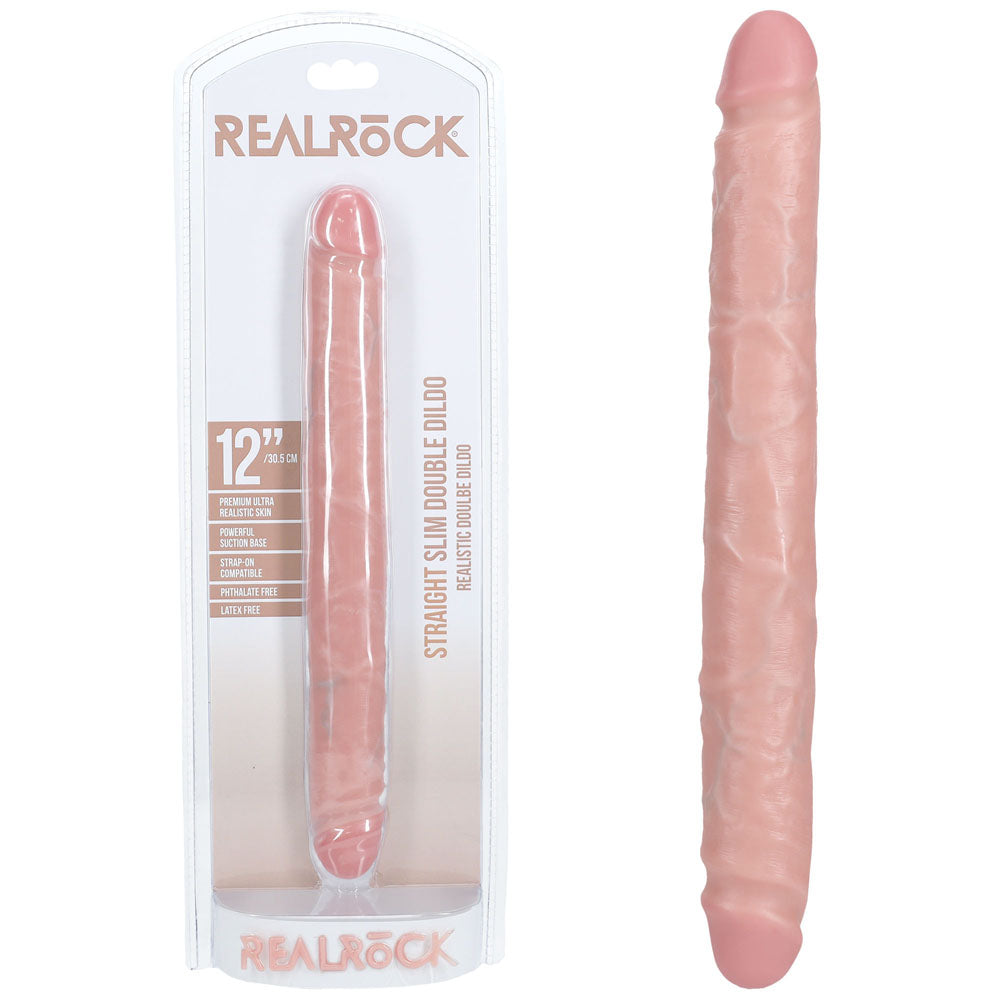 Shots Toys | REALROCK 30cm Slim Double Dildo - Flesh (12)