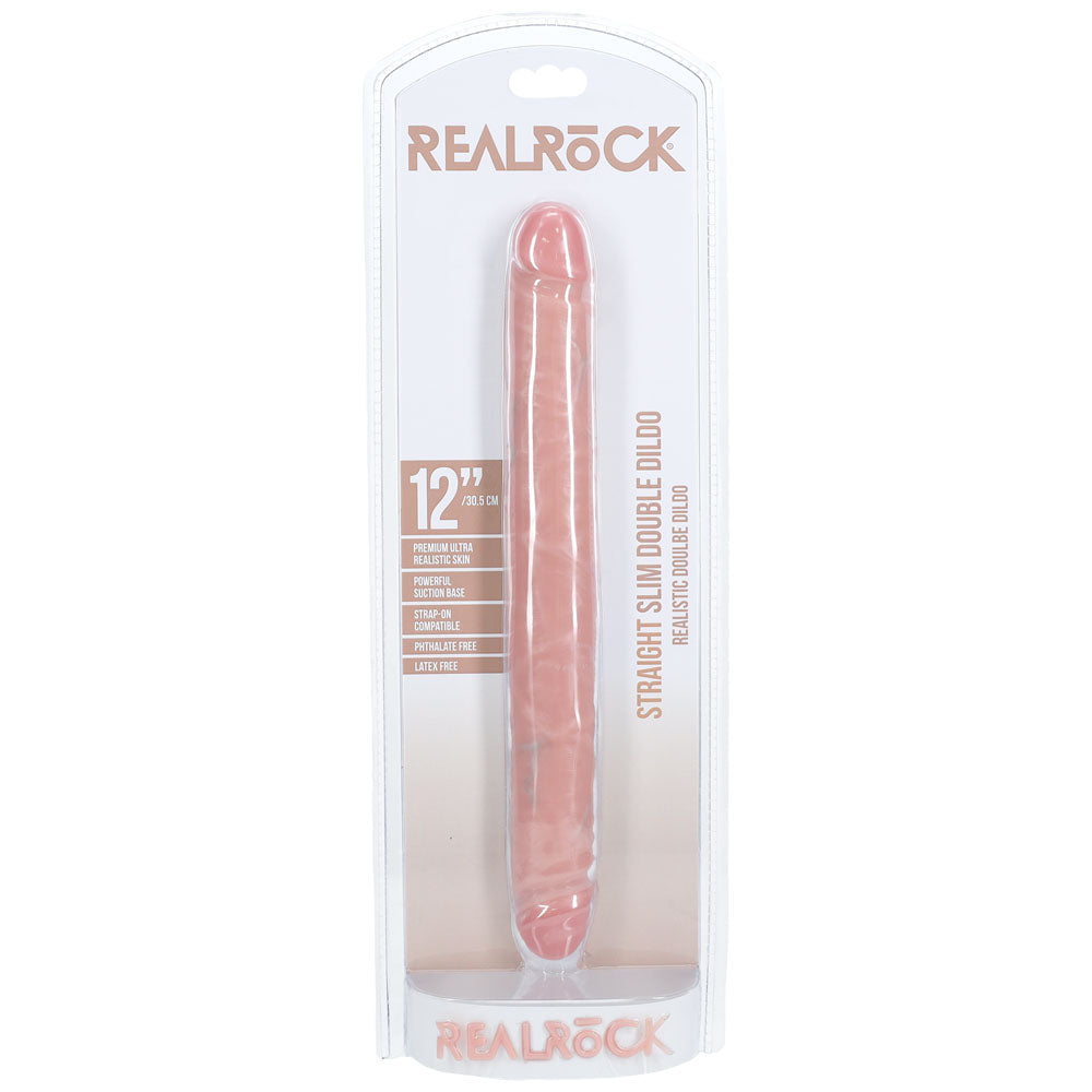 Shots Toys | REALROCK 30cm Slim Double Dildo - Flesh (12)