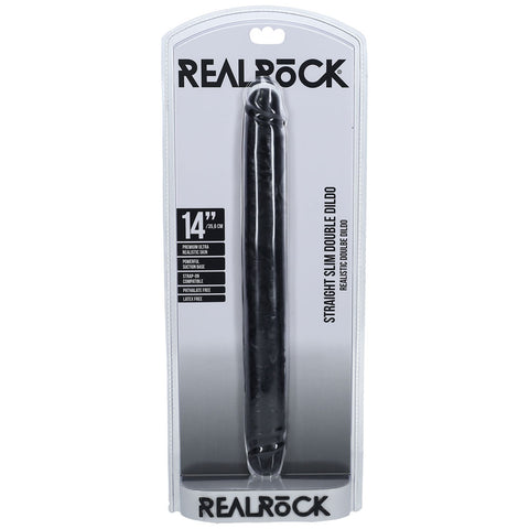 REALROCK 35cm Slim Double Dildo - Realistic and Waterproof Double Dongs
