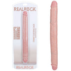 RealRock 14 Inch Slim Double Ended Dong Pink > Dildos > Double Dildos