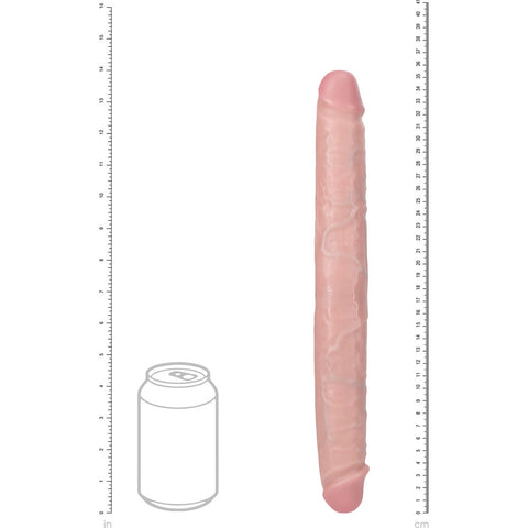 REALROCK 35cm Thick Double Dildo - Realistic PVC Design Double Dongs