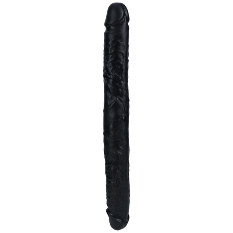 Realrock 40cm Thick Double Dildo Black Double Dongs