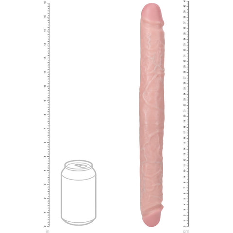 Realrock 40cm Thick Double Dildo Flesh Double Dongs