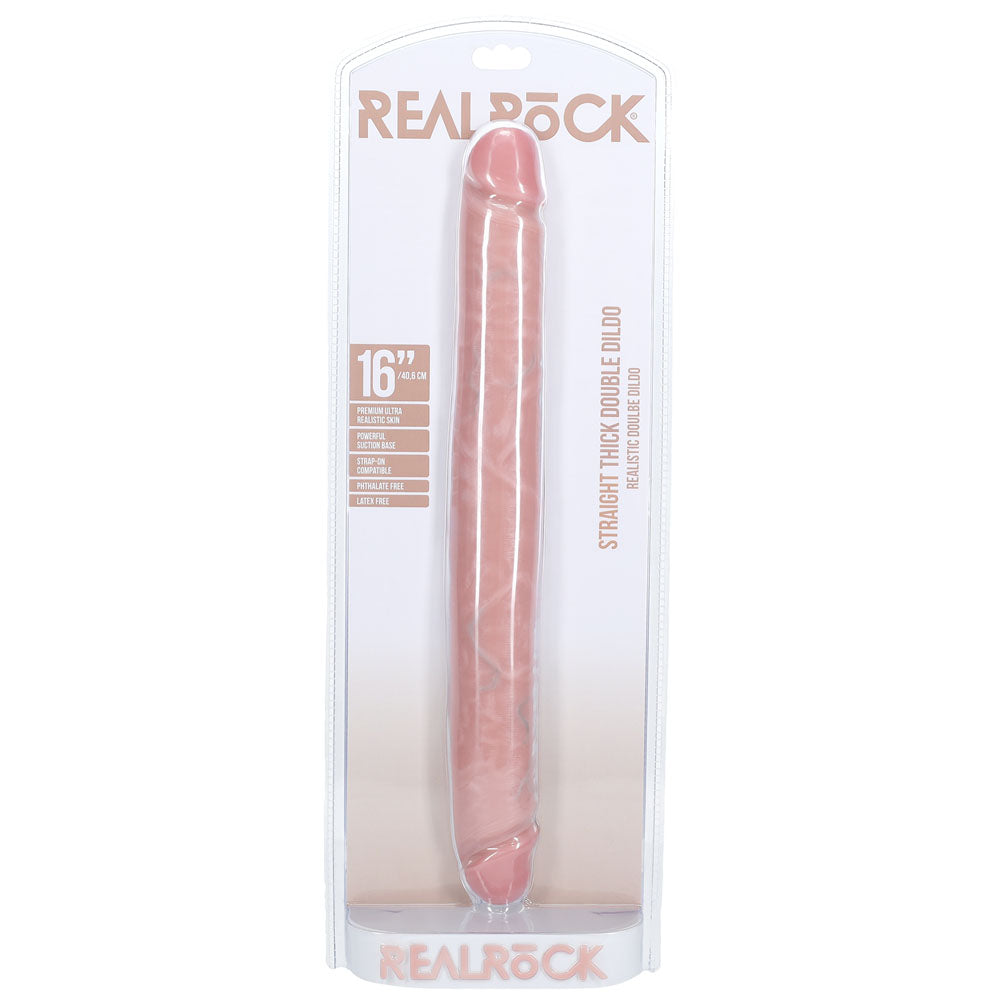Realrock 40cm Thick Double Dildo Flesh > Dildos > Double Dildos