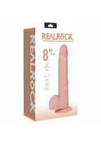 Realrock 20cm Vibrating and Rotating Cock with Balls 8" Inch Flesh > Vibrators > Realistic Vibrators