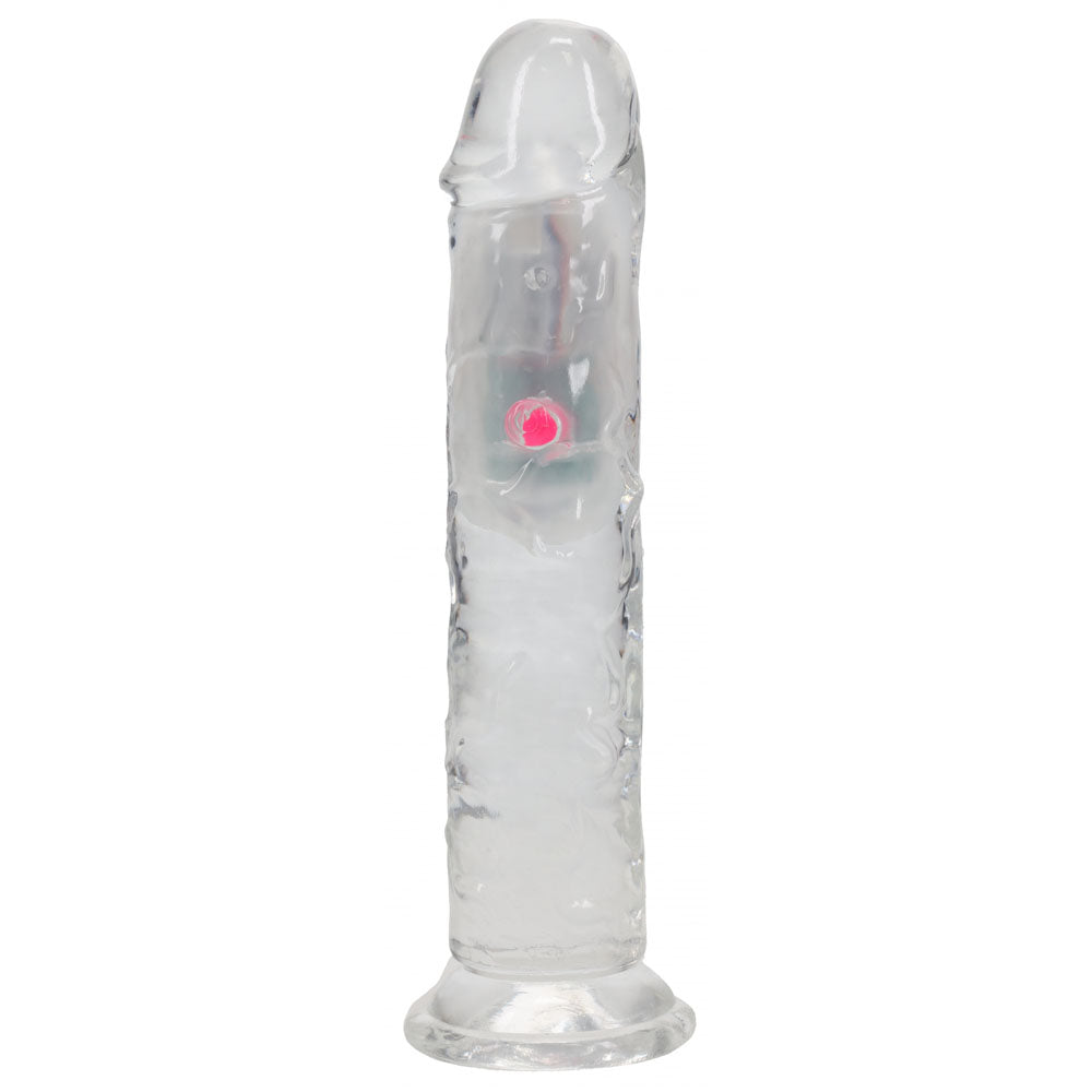 REALROCK 7 Inch Clear LED Wireless Vibrating Dong > Vibrators > Realistic Vibrators