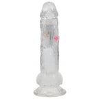 REALROCK 8 Inch Wireless LED Vibrating Dong Clear 22.5 cm Remote > Vibrators > Realistic Vibrators