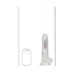 REALROCK 8 Inch Wireless LED Vibrating Dong Clear 22.5 cm Remote > Vibrators > Realistic Vibrators