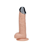RealRock Metal Head 6 Inch Rechargeable Vibrating Dildo with Remote > Dildos > Realistic Dildos