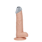 RealRock Metal Head 6 Inch Rechargeable Vibrating Dildo with Remote > Dildos > Realistic Dildos