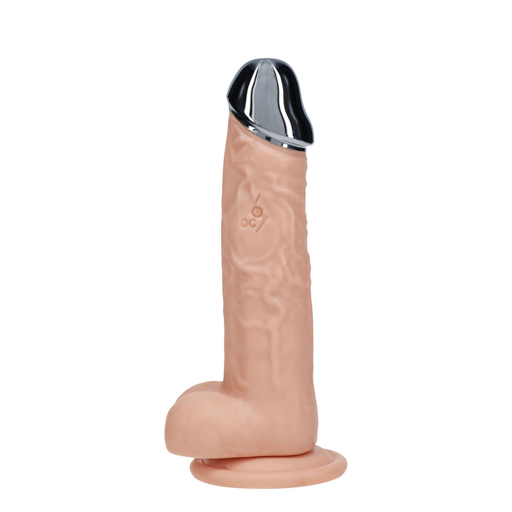 RealRock Metal Head 7 Inch – USB Rechargeable Vibrating Dildo with Remote > Dildos > Realistic Dildos