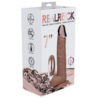 RealRock Metal Head 7 Inch Rechargeable Vibrating Dildo with Remote > Dildos > Realistic Dildos