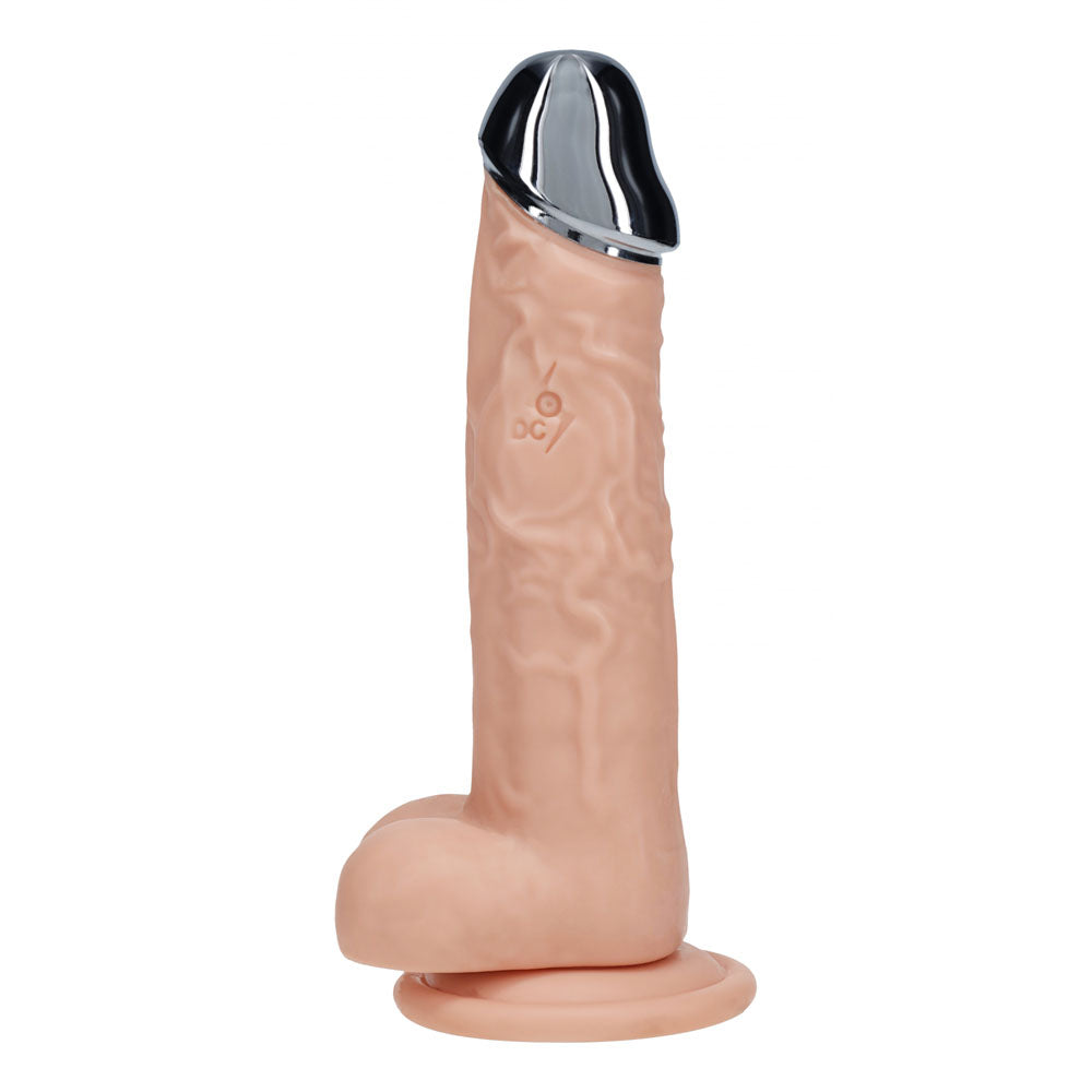 RealRock Metal Head 8 Inch Rechargeable Dildo – Wireless Remote Vibrating Dildo > Dildos > Realistic Dildos