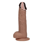 RealRock Metal Head Rechargeable Vibrating Dildo with Remote – 6, 7 or 8 Inch Tan 8" > Dildos > Realistic Dildos