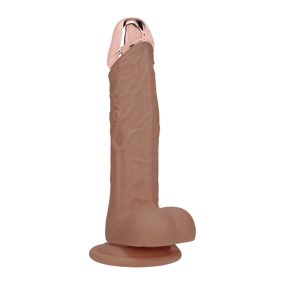 RealRock Metal Head Rechargeable Vibrating Dildo with Remote – 6, 7 or 8 Inch > Dildos > Realistic Dildos