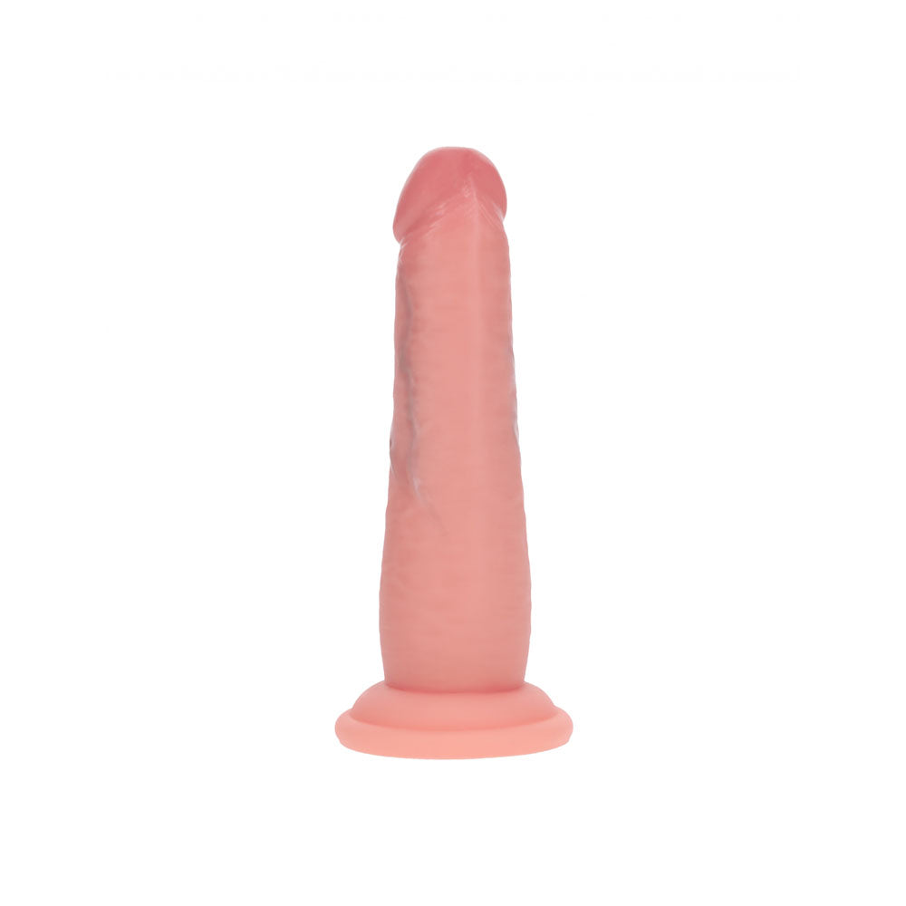 Realrock Sliding Skin flesh dildo side view Main image