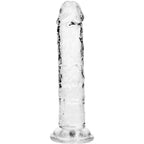 Realrock Crystal Clear Dildo – Suction Cup Base 5 Inch > Dildos > Slim Dildos