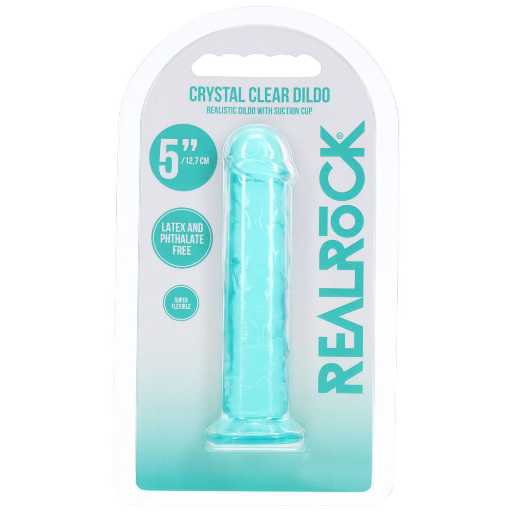 Realrock Crystal Clear – Streamlined Suction Cup Dildo > Dildos > Slim Dildos