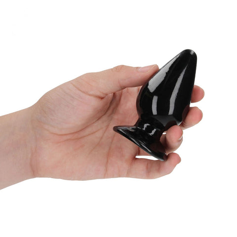 REALROCK Crystal Clear (9 cm) – Suction Cup Anal Plug Butt Plugs