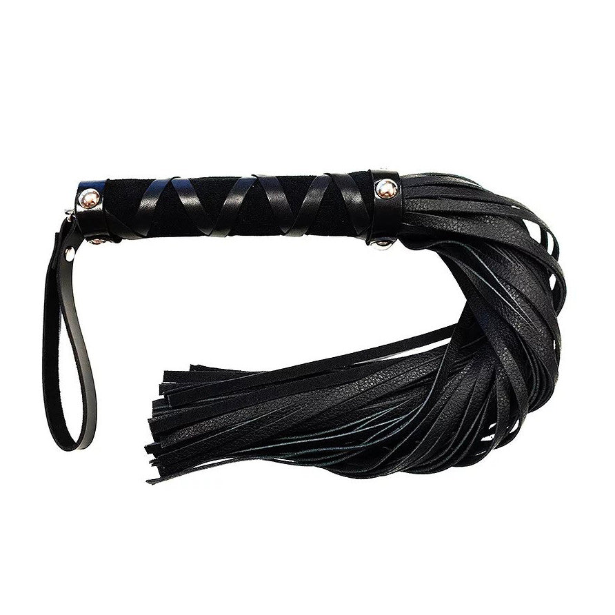Rouge Short Leather Flogger With Studs Default Title > Bondage Gear > Whips