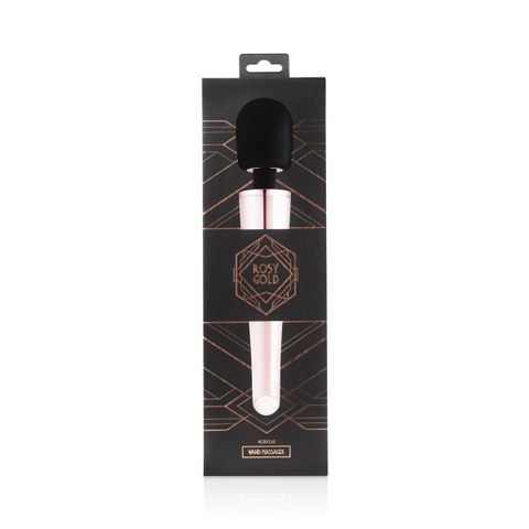 Rosy Gold Nouveau Wand Massager Rechargeable Flexible Head Vibrator for External Stimulation Default Title Electric Massager