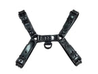 Rouge Black Leather Front Harness (Large) – Adjustable Leather Harness Default Title > Clothes > Mens Harnesses