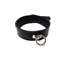 ROUGE Leather Plain Collar – Removable O-Ring 21 Inches Collar Default Title > Bondage Gear > Collars & Leashes