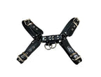 Rouge O.T H-Front Leather Harness (Black, Medium) – Adjustable Leather Harness Default Title > Clothes > Mens Harnesses